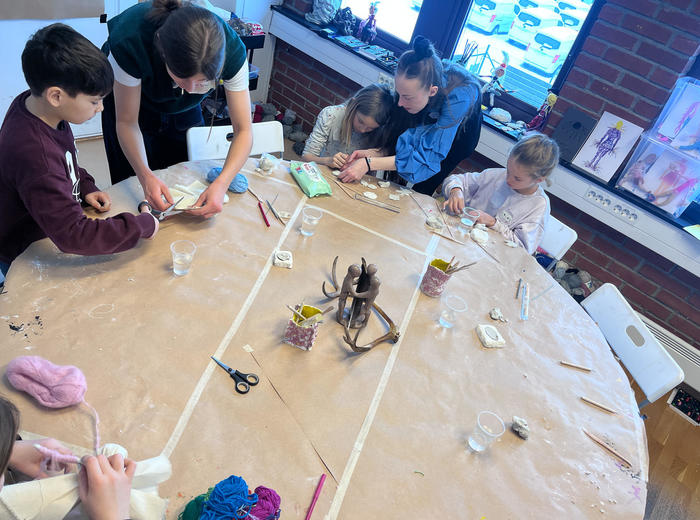 Kunst i vinterferien