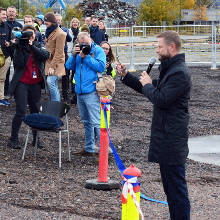 OKT 2019 Byggingen av sykehuset er i gang